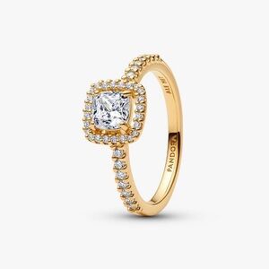 Pandora Gold and Silver Radiant Ring